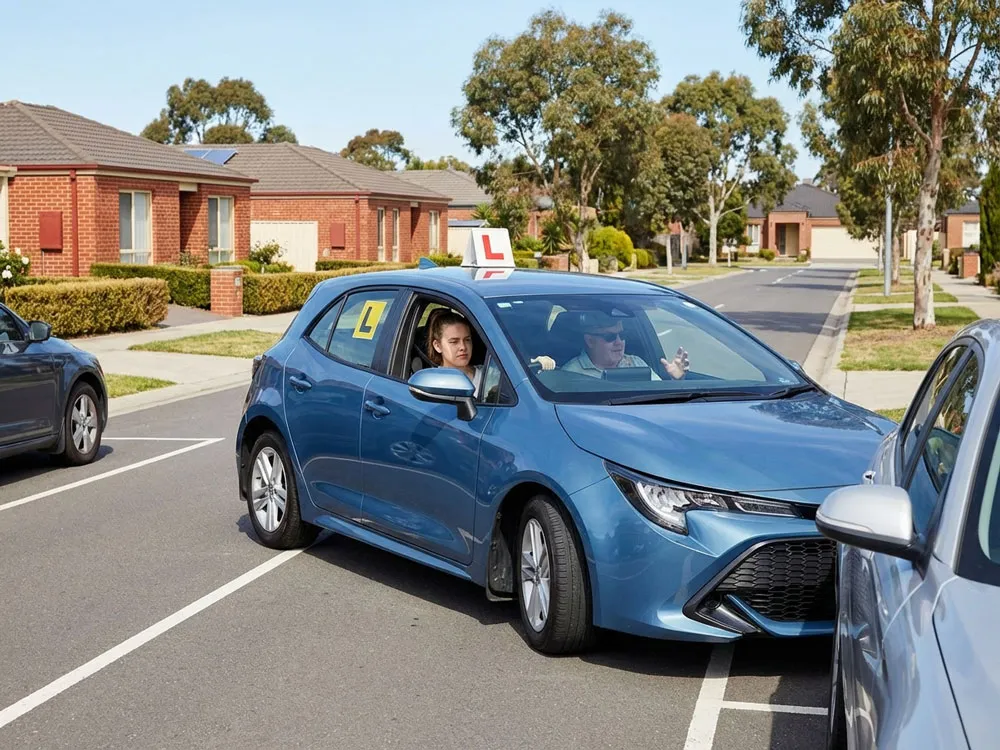 vicroads drive test pakenham stage 1 reverse parallel parking practice with learner driver