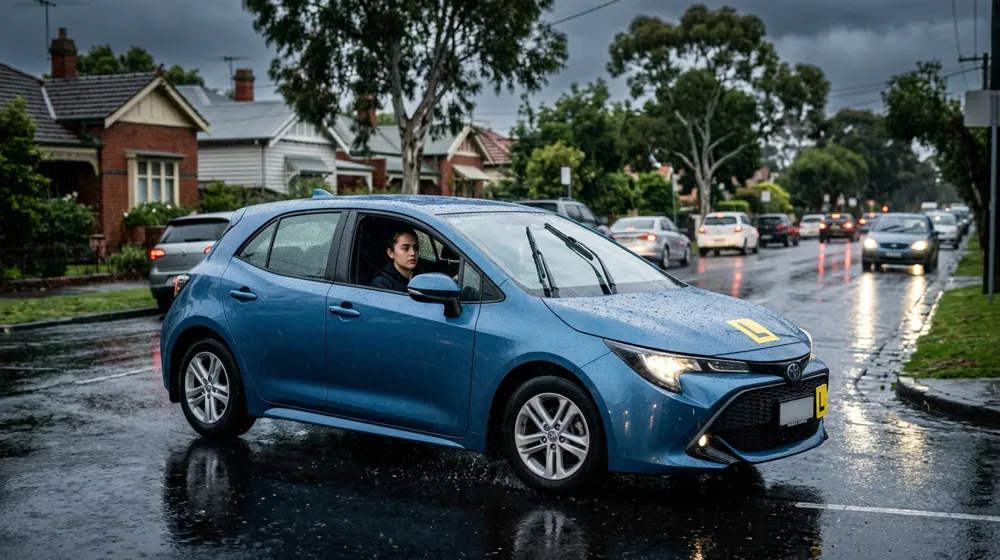 Driving in wet weather and rain in Melbourne – safety tips for beginner drivers with L plates